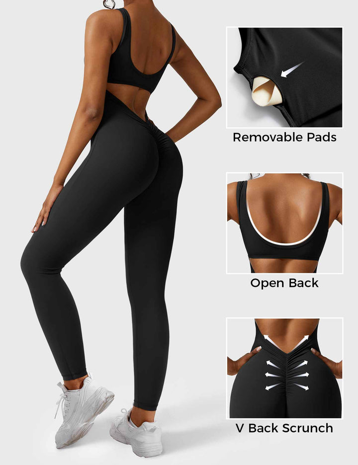 Lisa V-Back Jumpsuit