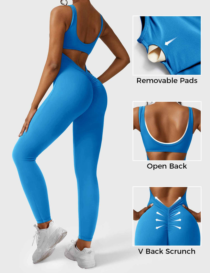 Lisa V-Back Jumpsuit