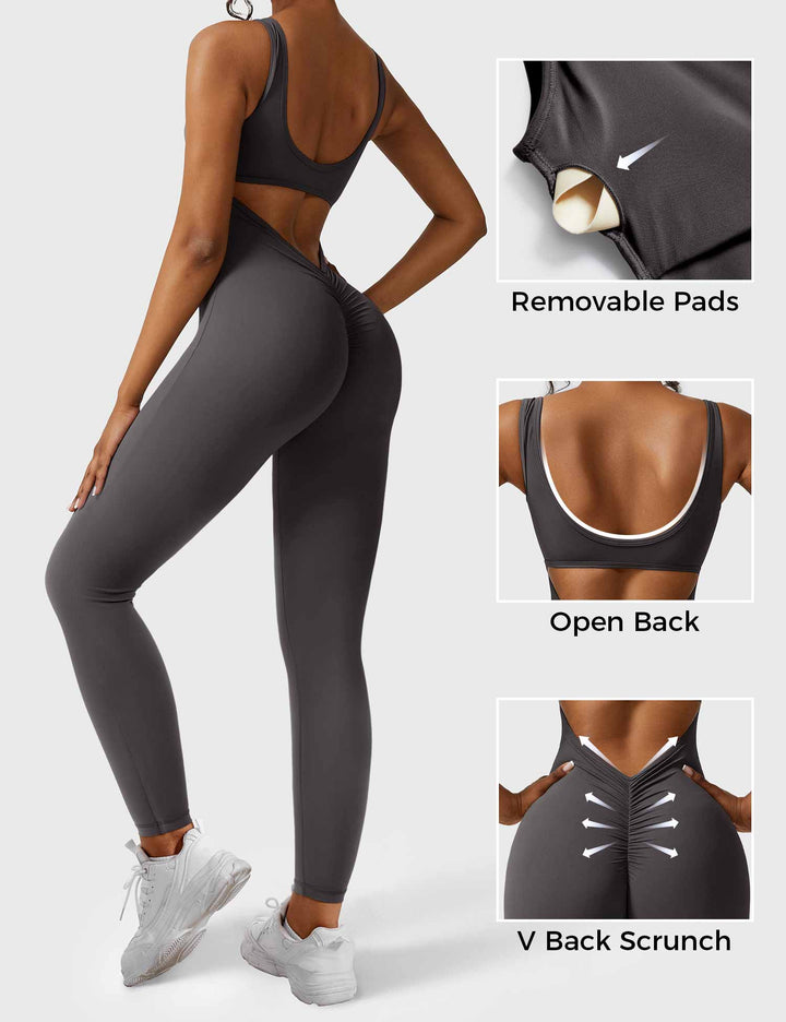 Lisa V-Back Jumpsuit