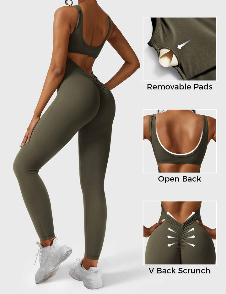 Lisa V-Back Jumpsuit